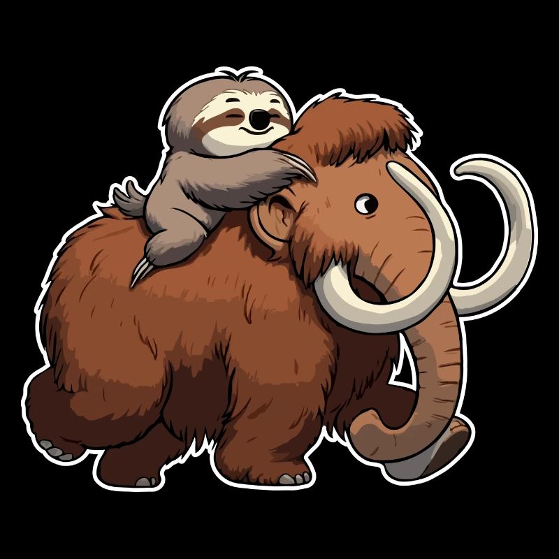 Woolly Mammoth Mammoths Mammoth Gift Sloth