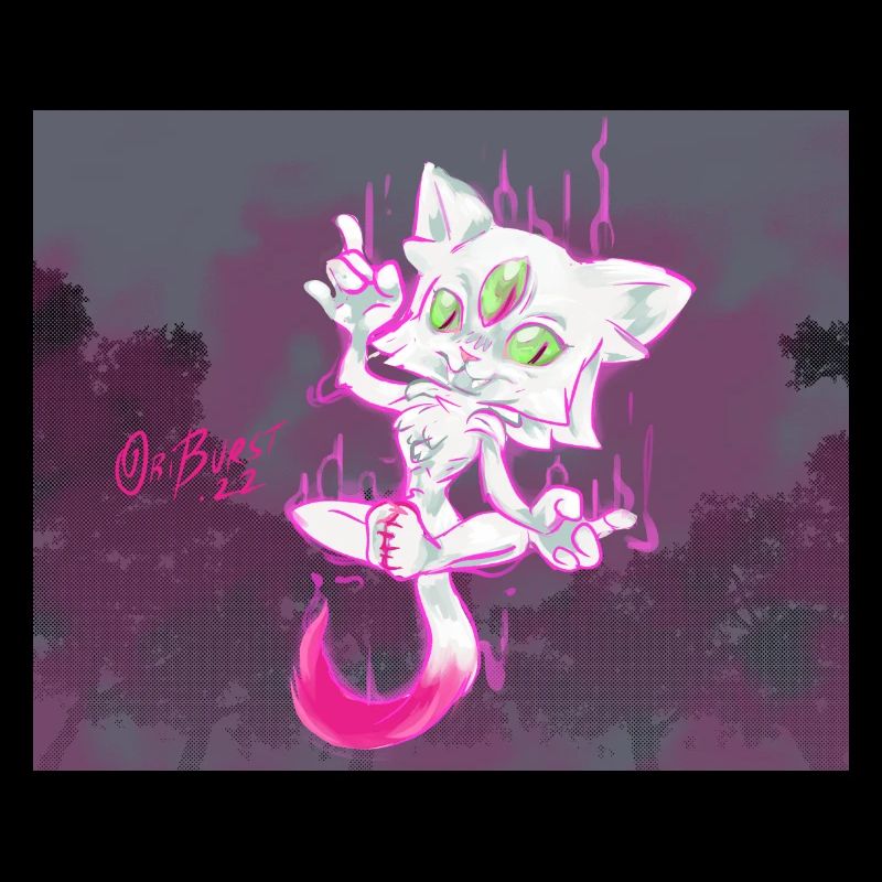 Psychic cat.