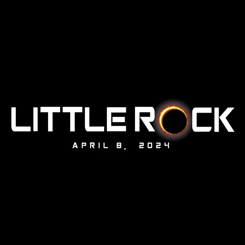 Little Rock Arkansas 2024 Eclipse Souvenir April 8