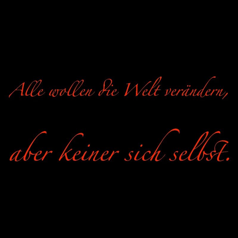 Tout le monde veut changer le monde