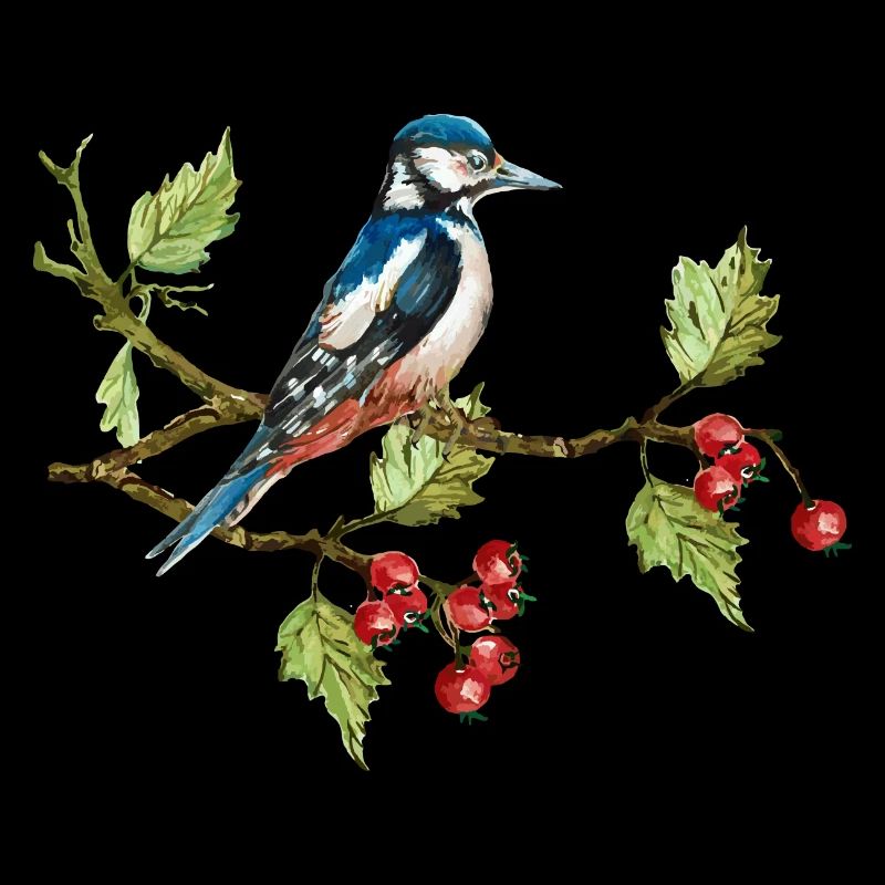 Bunter Vogel