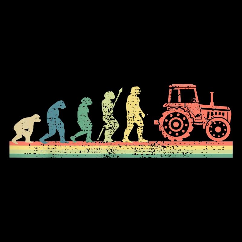 Traktor Evolution Bauer Tracteur fermier Landwirt