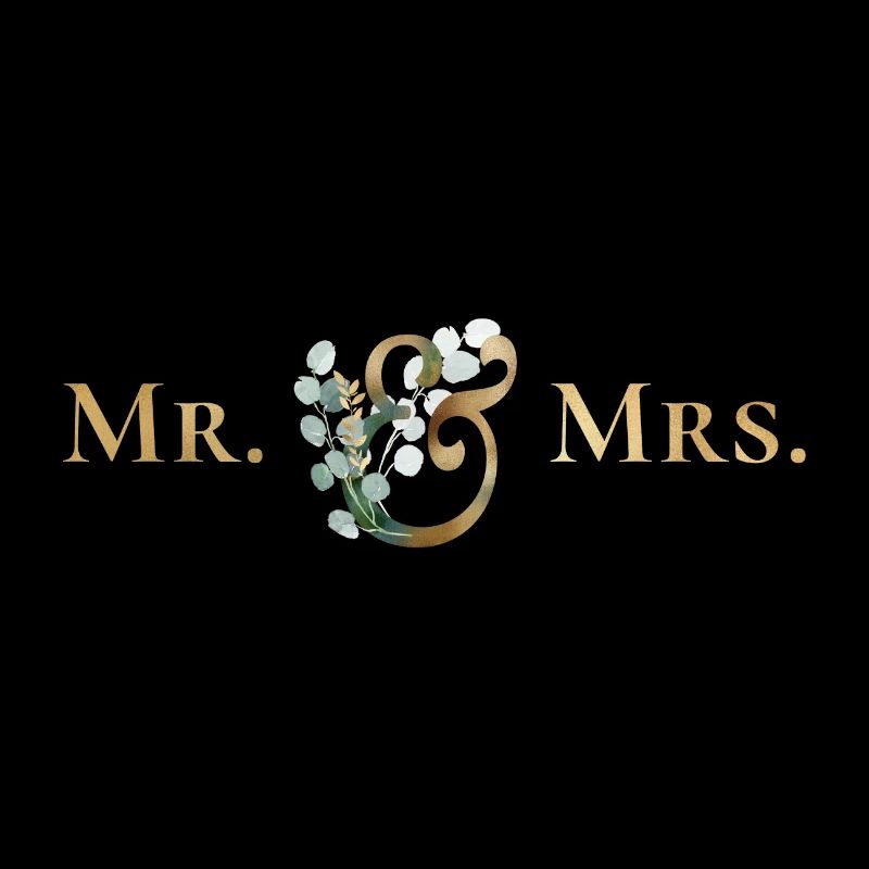 Mr. & Mrs. Eucalyptus customizable