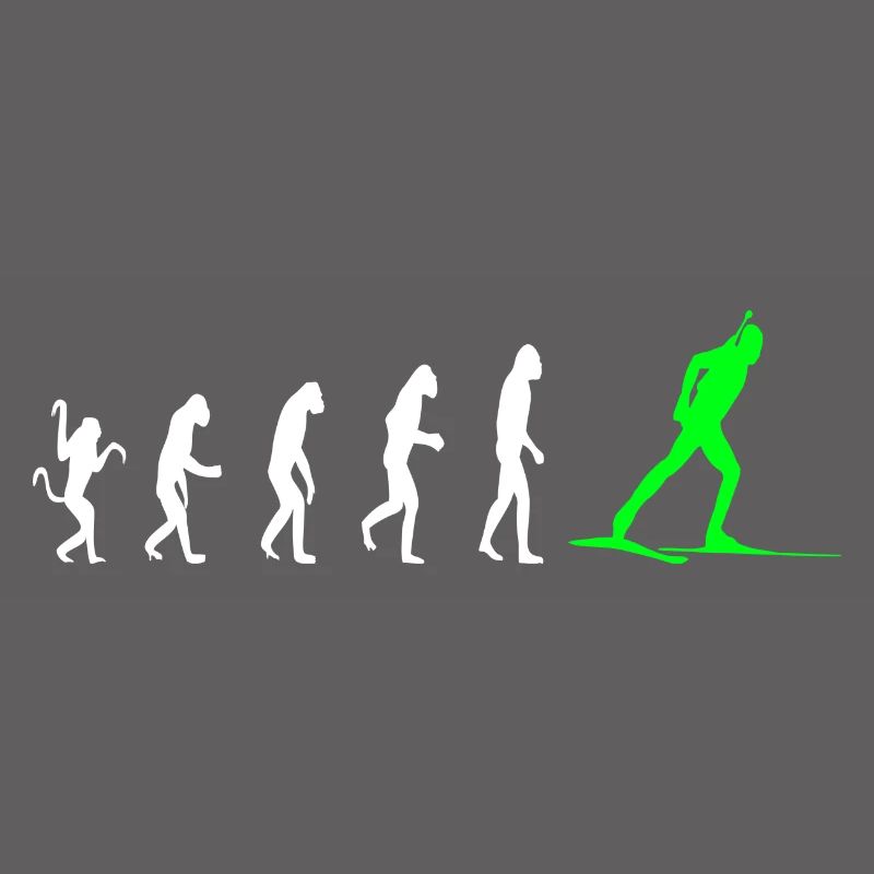 Biathlon Geschenk Evolution