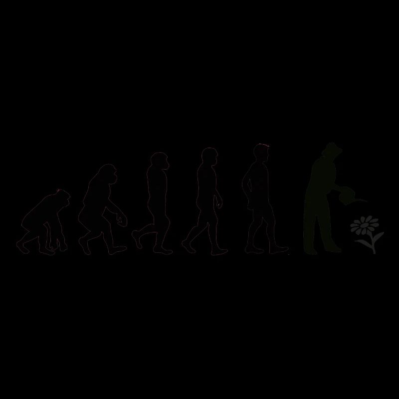 Evolution Gärtner schwarz