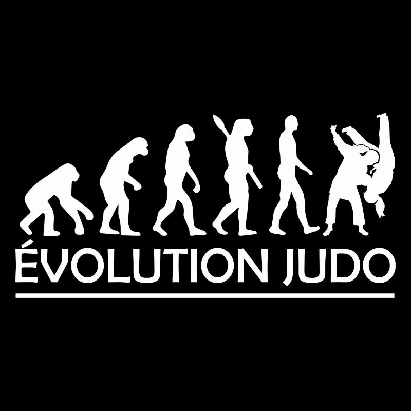 Evolution Judo / cadeau humour judo