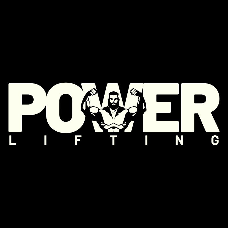 power lifting white