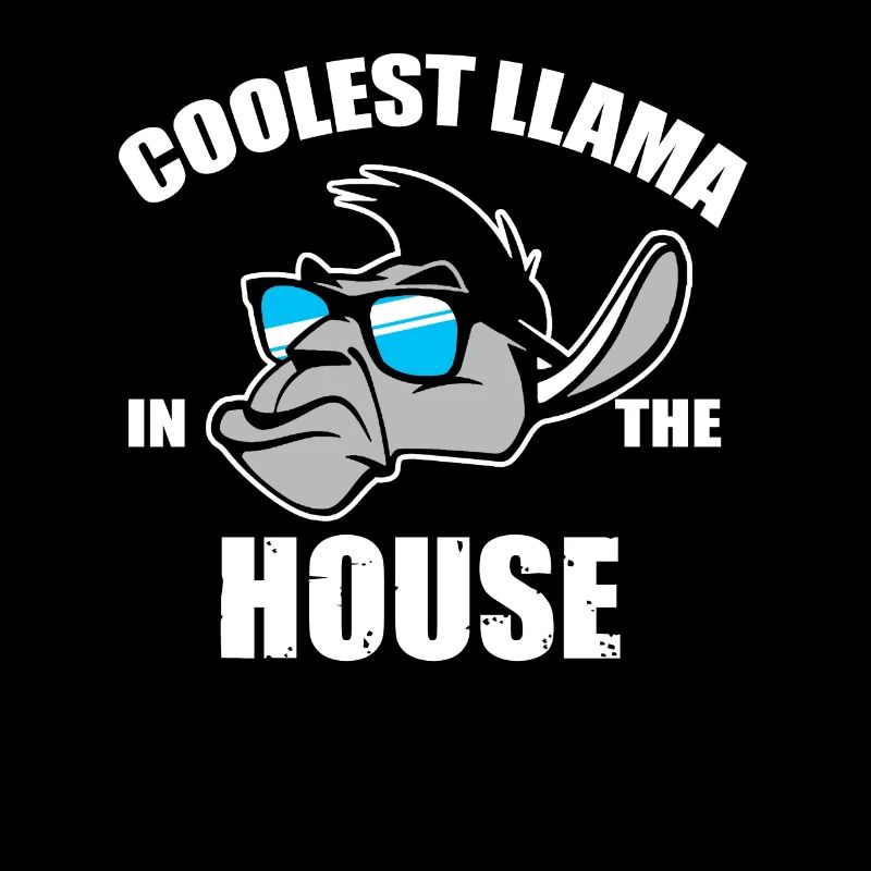 Lama Tiere Tier Cool Kind Comic Geschenk