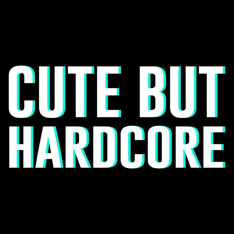 Techno Saying Cute but Hardcore
