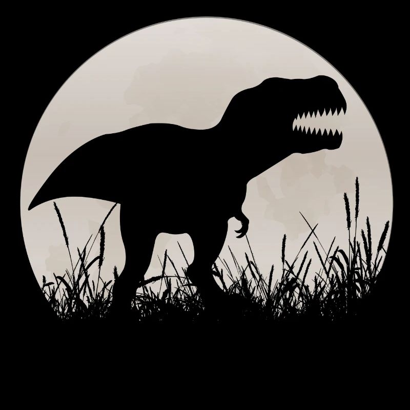 Dinosaur Sunset Vintage Rex