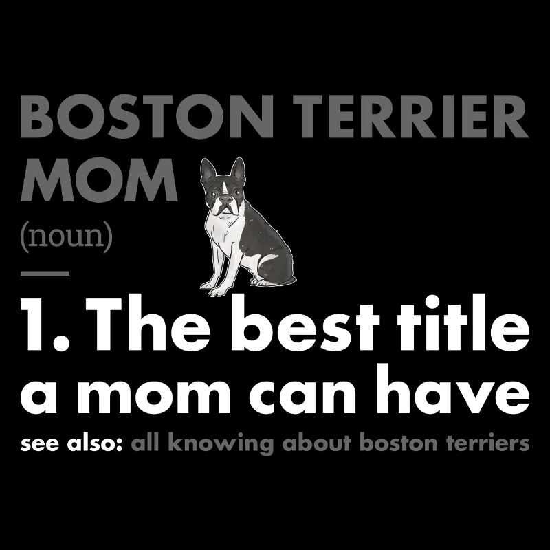 Boston Terrier Mom Definition