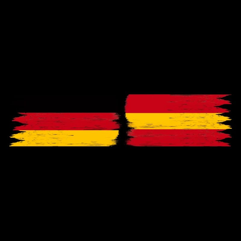 Germany Spain Flag