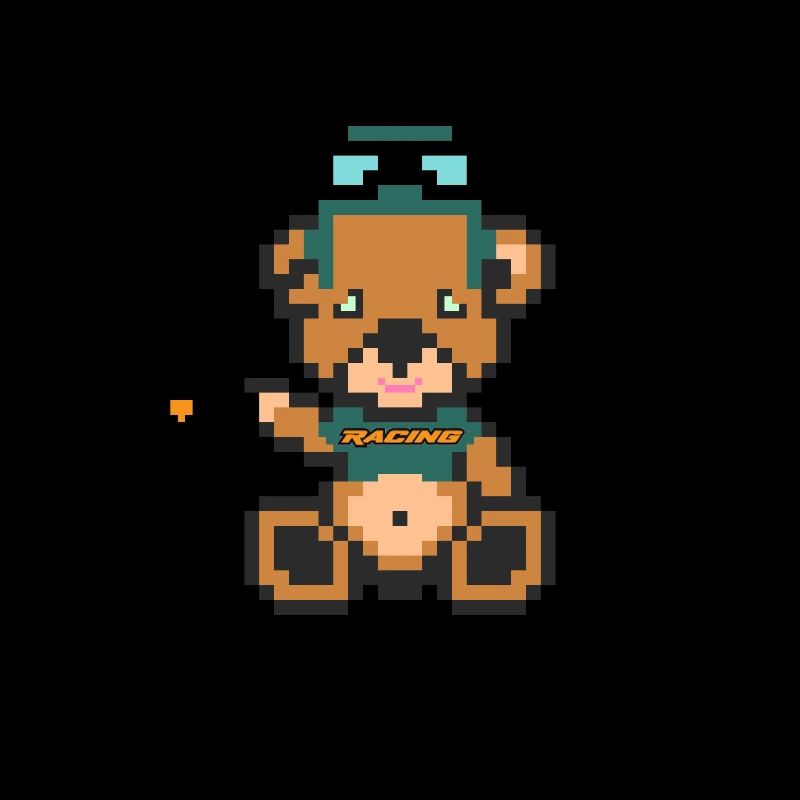 Pixel Bear Racing