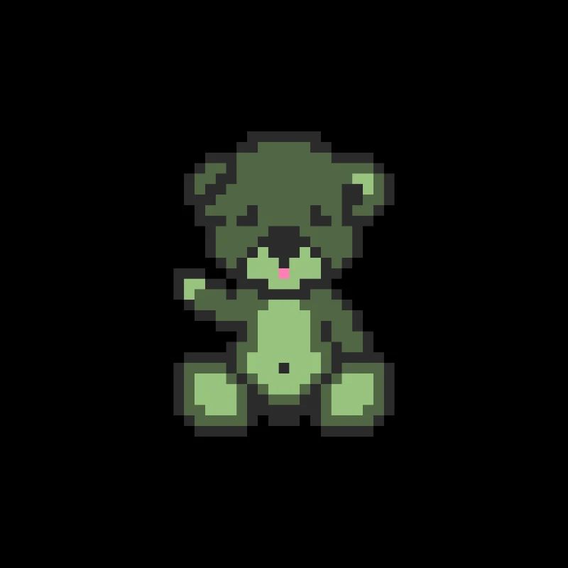 Pixel Bear Zombie