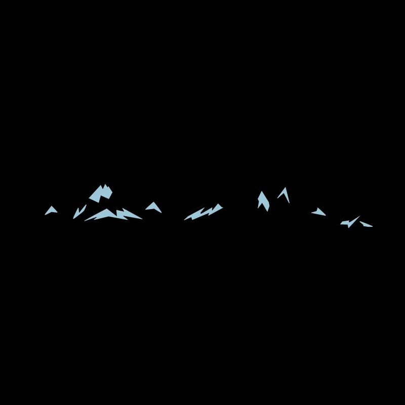 MONTAGNES Paysage Silhouette Panorama