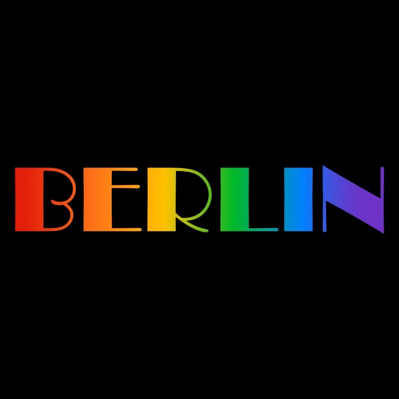 Texte arc-en-ciel de Berlin