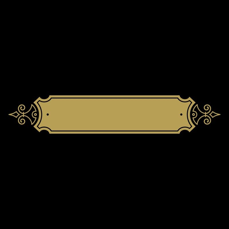 blank shield gold frame | Vectorgraphic