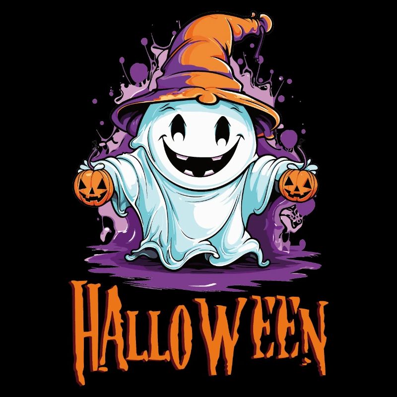 Halloween Geist Ghost witzig