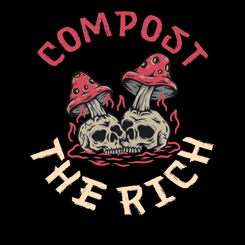 Compost The Rich - Crâne de champignon