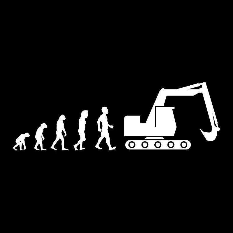 Digger Driver Evolution Job Job Shirt Gift