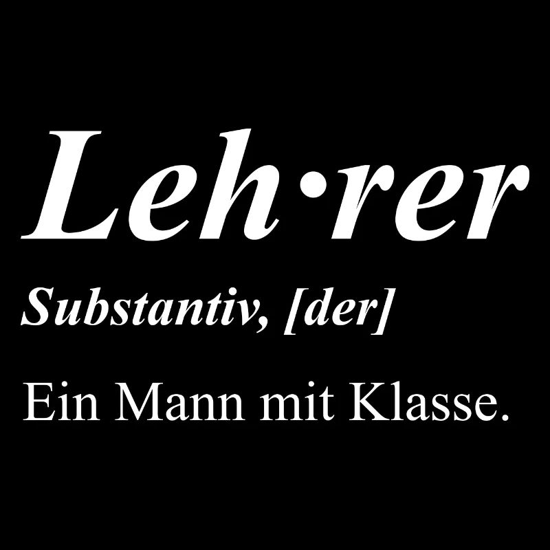 Lehrer ein Mann mit Klasse