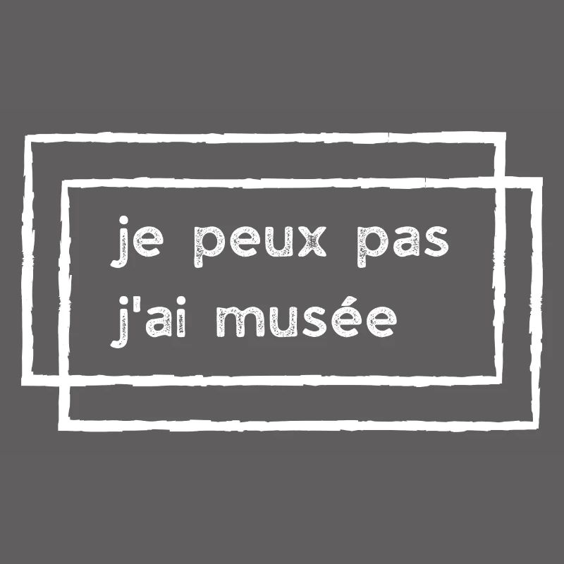 Je peux pas j'ai musée (rectangles)