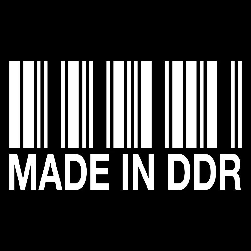 Fabriqué en DDR Barcode Strichcode