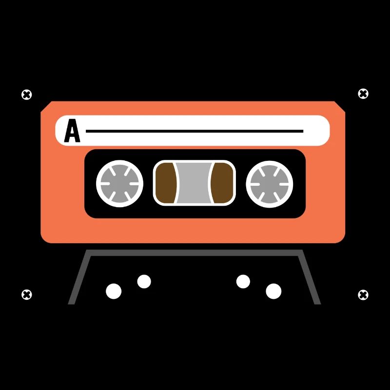 Kassette (Orange) ! Geschenk Idee !