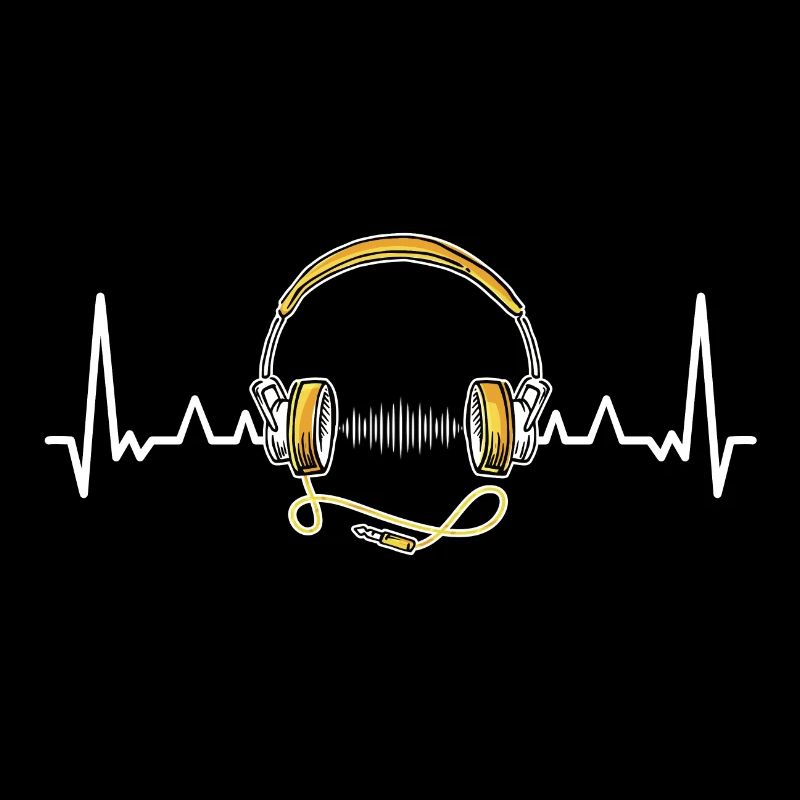 Impulsion de casque de musique