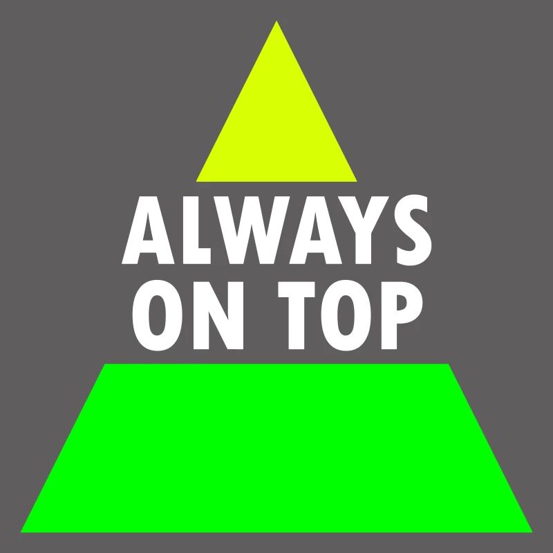Always on top (split triangle)