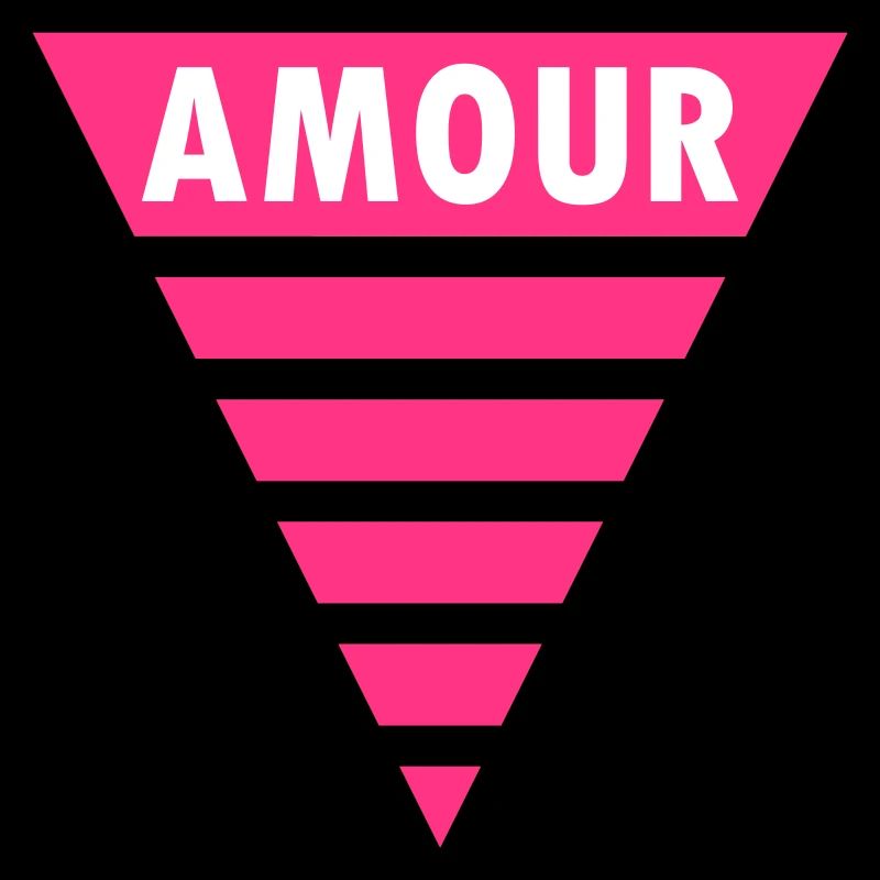Amour dans le triangle (triangle divisé)