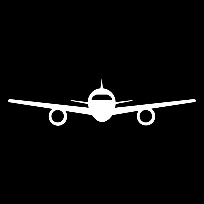 Passagiermaschine helles Design