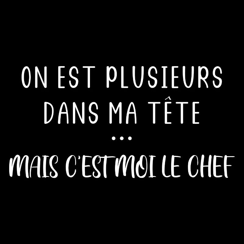 Plusieurs dans ma tête mais c'est moi le chef