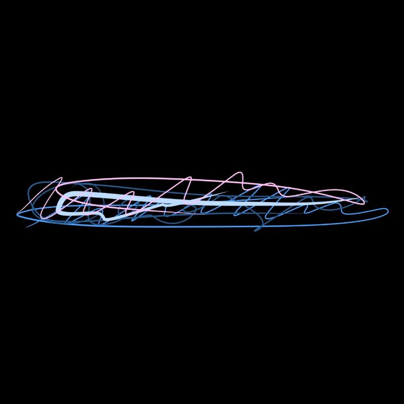 line kringel pattern abstract
