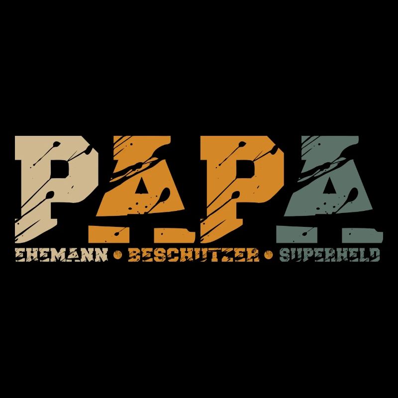 Papa Ehemann Beschützer Held