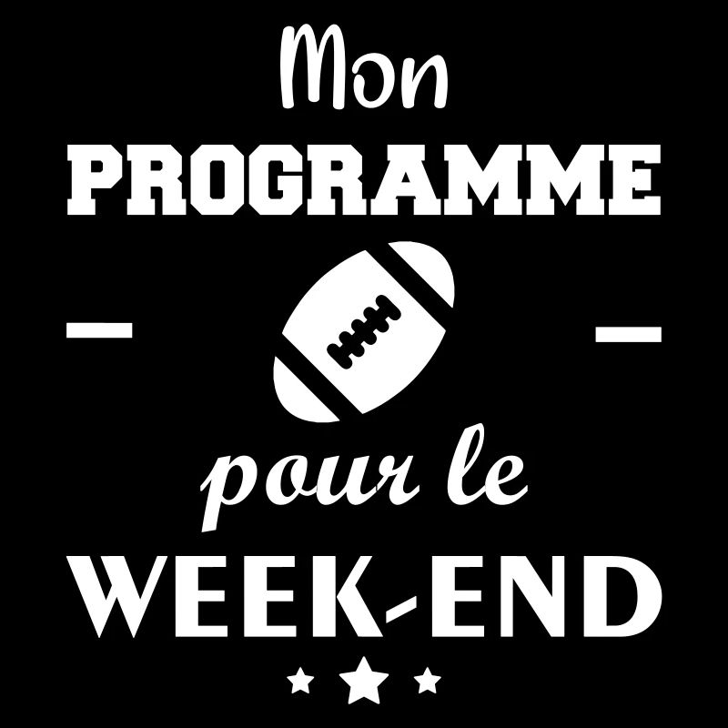 Mon programme pour le week end rugby, rugbyman