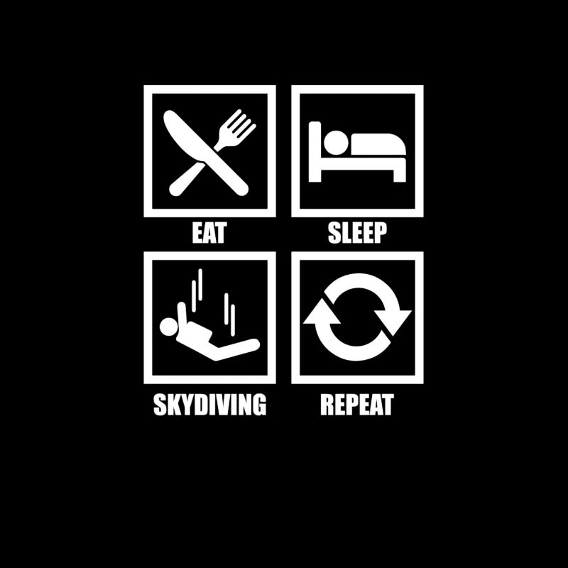 Eat Sleep Skydiving Repeat