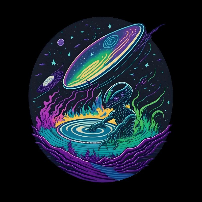 Alien Galactic DJ