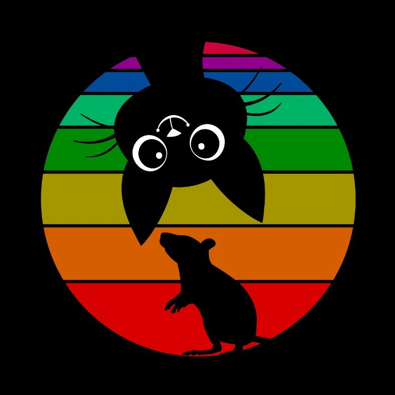 Cat cats mouse kittens rainbow fun shirt