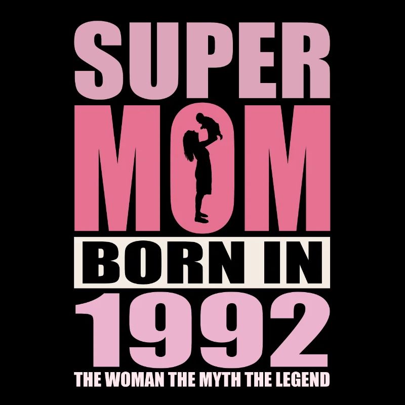 Mama Geburtstag 1992 | Super Mom