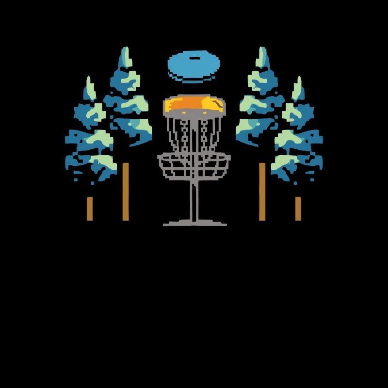 Frisbee Golf Disc Golf 8 Bit
