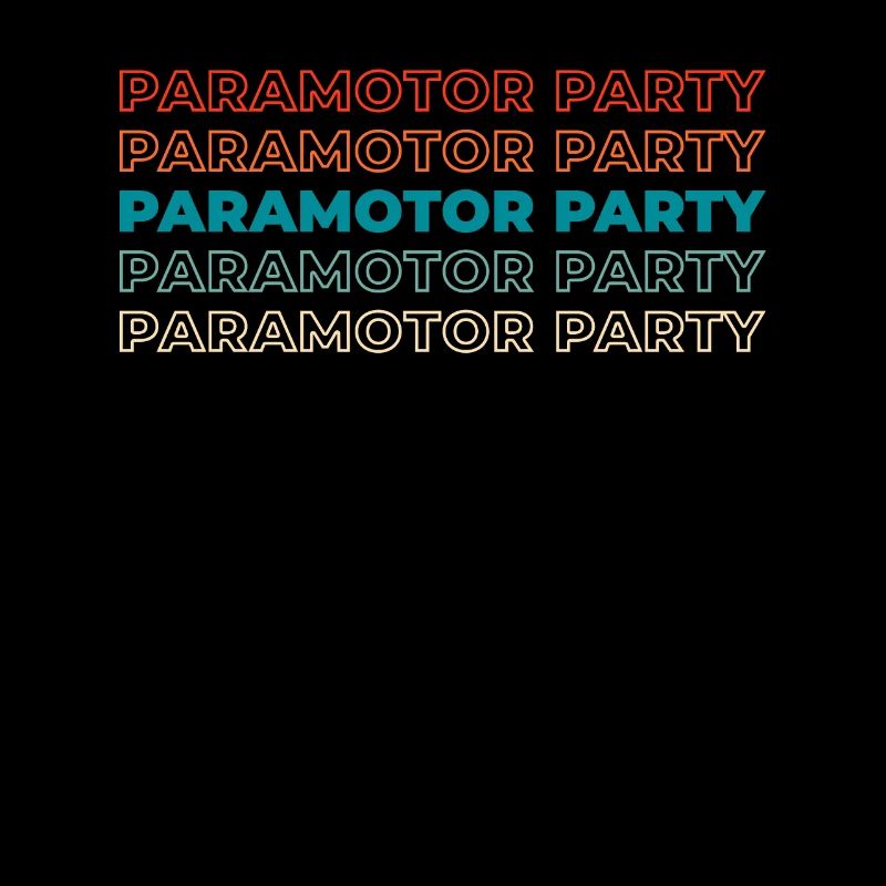 Paramotor paragliding