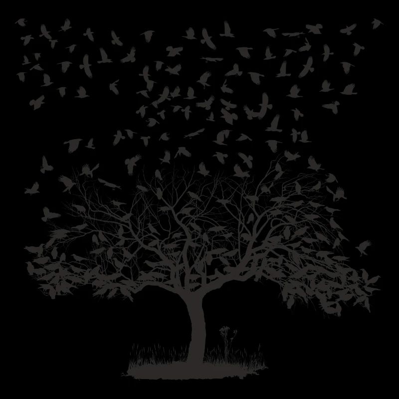 Crows in a tree