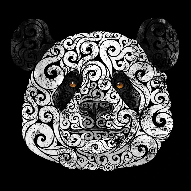 Swirly Panda