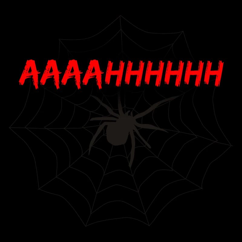 Angst vor Spinne mit Netz