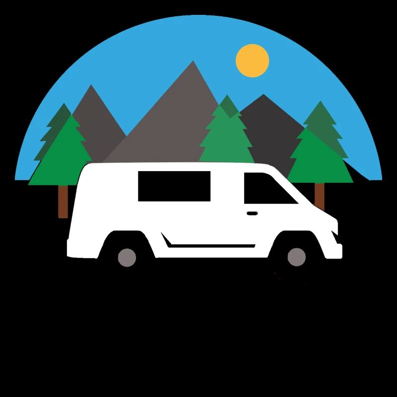 VAN LIFE - Berg - VAN Weiß