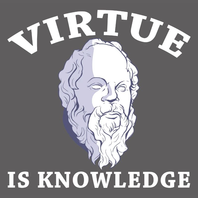 Virtue Is Knowledge Socrates Philosopher Bust