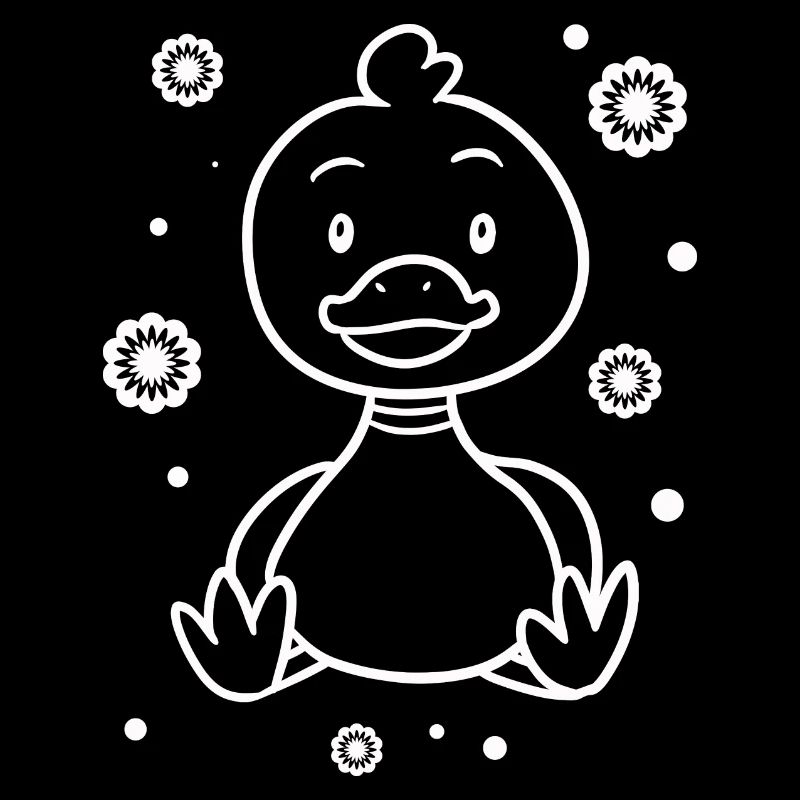 Drôle de petit bébé canard