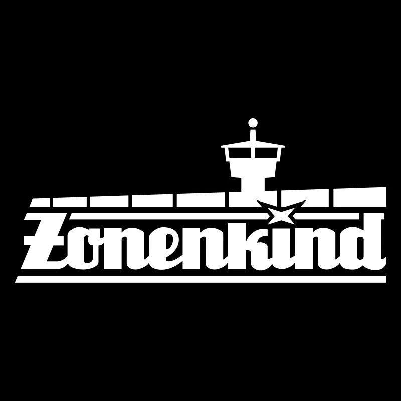 Zonenkind mit Grenzmauer und Turm