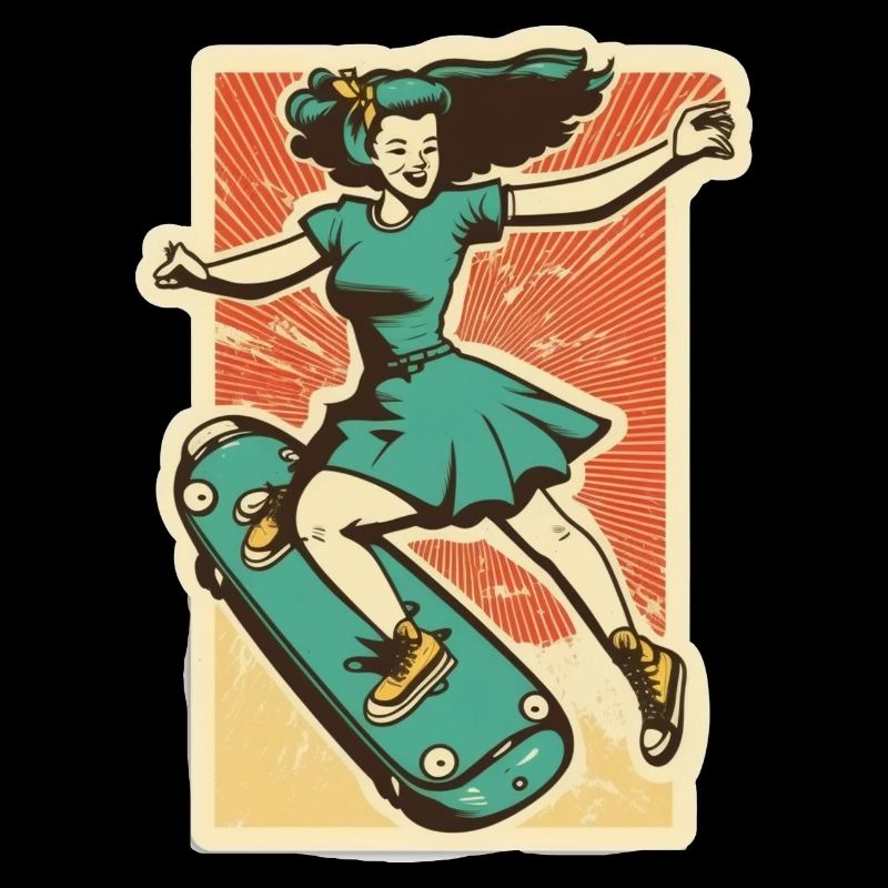 Skater-Mädchen